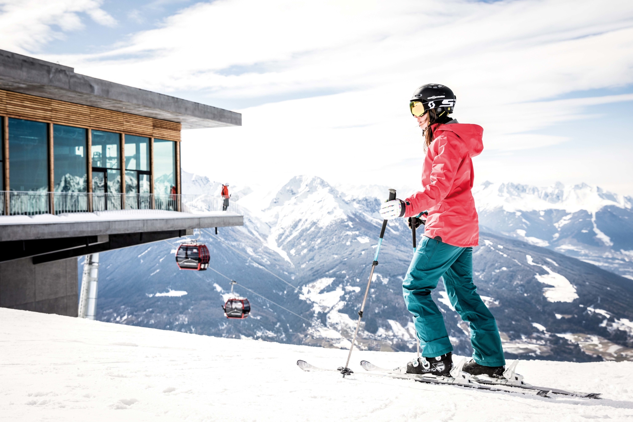 Auch Skifahrer:innen kommen mit rund 15 Mal Skifahren auf ihre Kosten.