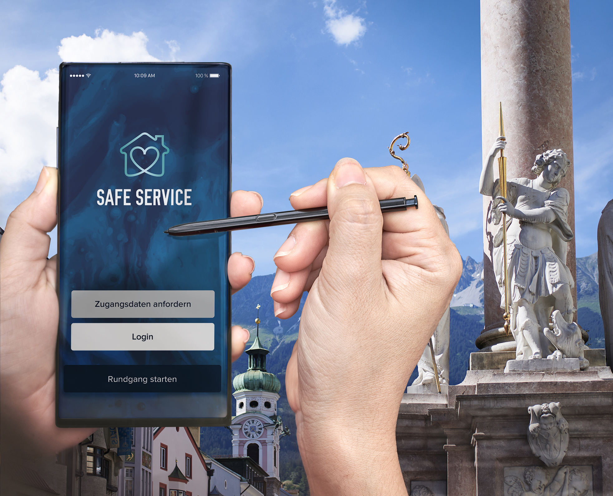 Die „Safe Service®“-Lern-App ist eine digitale Unterstützung für touristische Betriebe und gibt am Smartphone einen Überblick über die gültigen Sicherheitsregelungen.